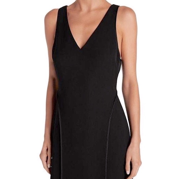 Grey Jason Wu Stretch V-Neck Dress - Picture 3 of 15